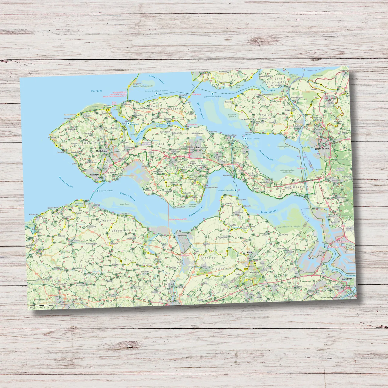 Fietskaart Zeeland (2)