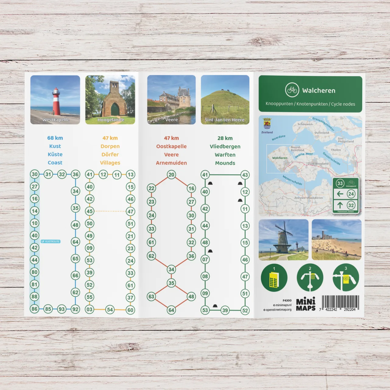 Cycling Map Walcheren