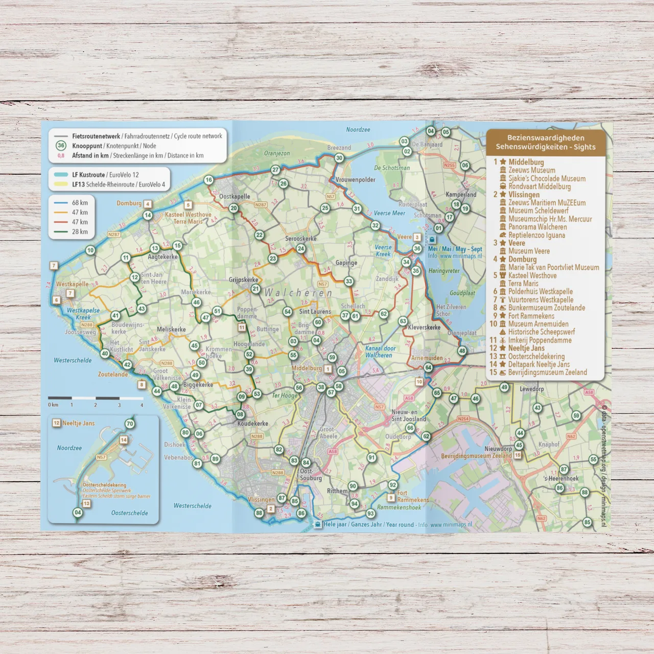 Cycling Map Walcheren (2)