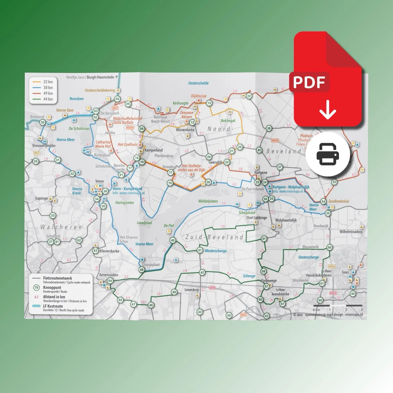 Bike Map Noord-Beveland and Veerse Meer (PDF) (2)