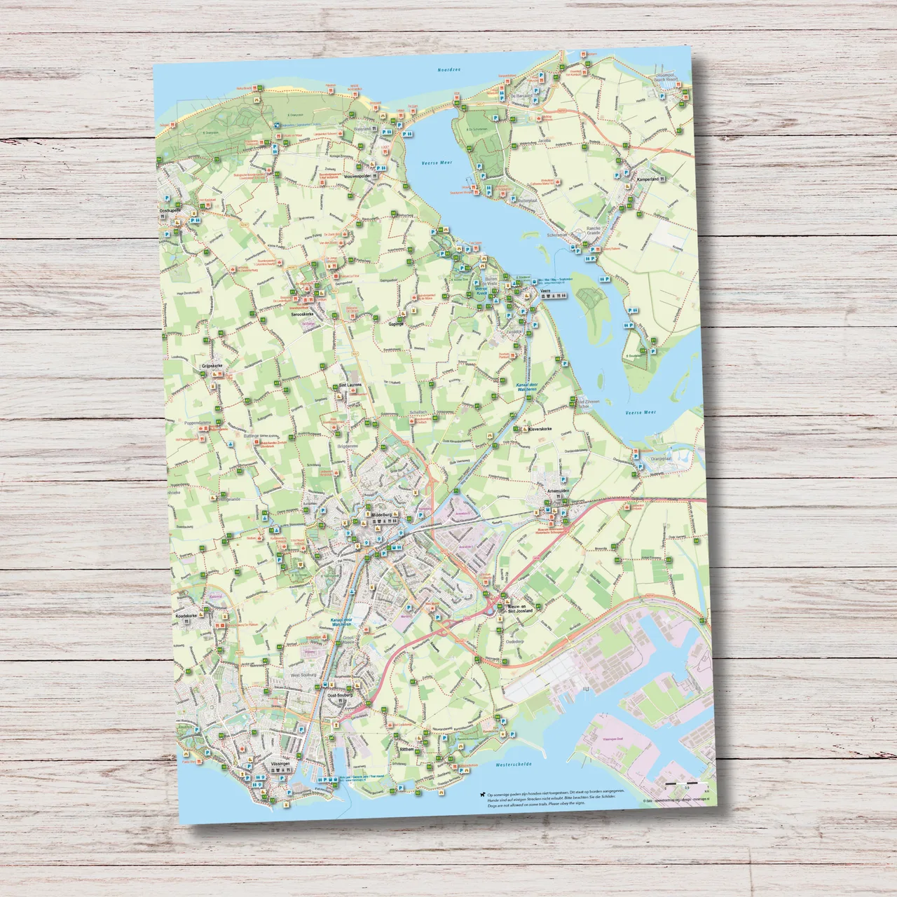 Wandelkaart Walcheren (2)